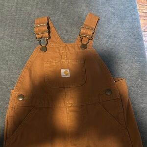 Carhartt Tan Bib Overalls